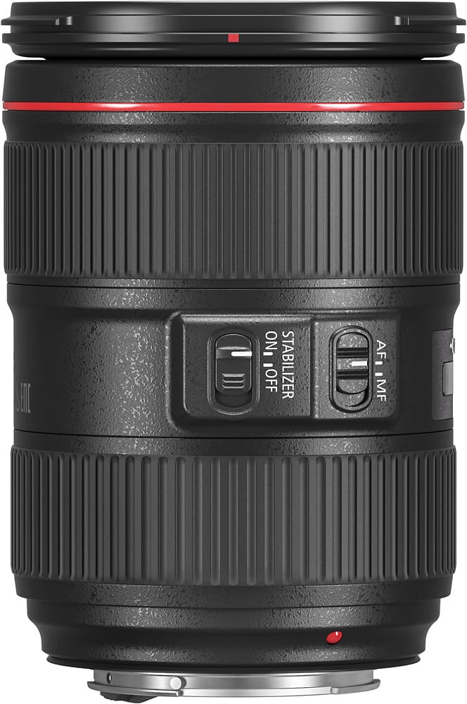 Alt View 13. Canon - EF24-105mm F4L IS II USM Zoom Lens for Canon EOS DSLR Cameras - Black.
