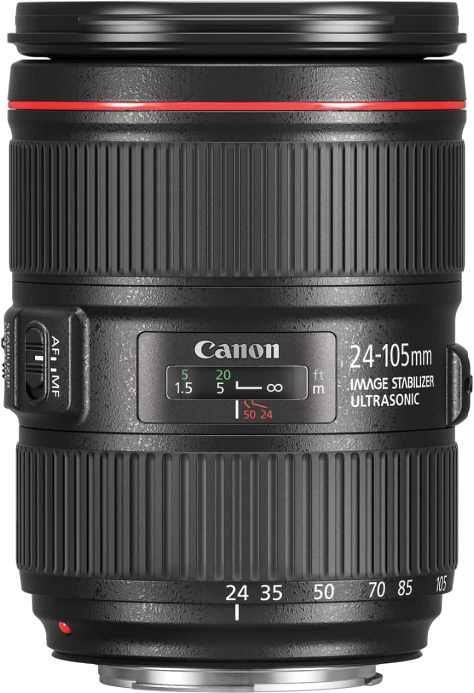 EF24-105mm F4L IS II USM Zoom Lens for Canon EOS DSLR Cameras Black  1380C002 - Best Buy