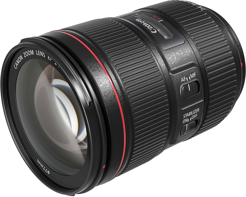 Alt View 15. Canon - EF24-105mm F4L IS II USM Zoom Lens for Canon EOS DSLR Cameras - Black.