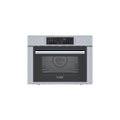 Front Zoom. Bosch - 500 Series 1.6 Cu. Ft. Convection Built-In Microwave - Stainless Steel.