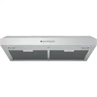 GE - 30 inches - Convertible - Under cabinet Range Hood - Stainless Steel