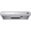 GE - 30" Convertible Range Hood - Stainless steel - Larger Front