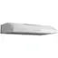 Left. GE Profile - 30" Convertible Range Hood - Stainless Steel.