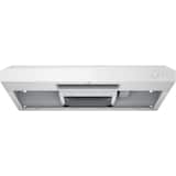 GE - 30 inches - Convertible - Under cabinet Range Hood - White