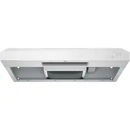 GE - 30 inches - Convertible - Under cabinet Range Hood - White