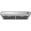 GE - 30" Convertible Range Hood - Stainless steel - Larger Front