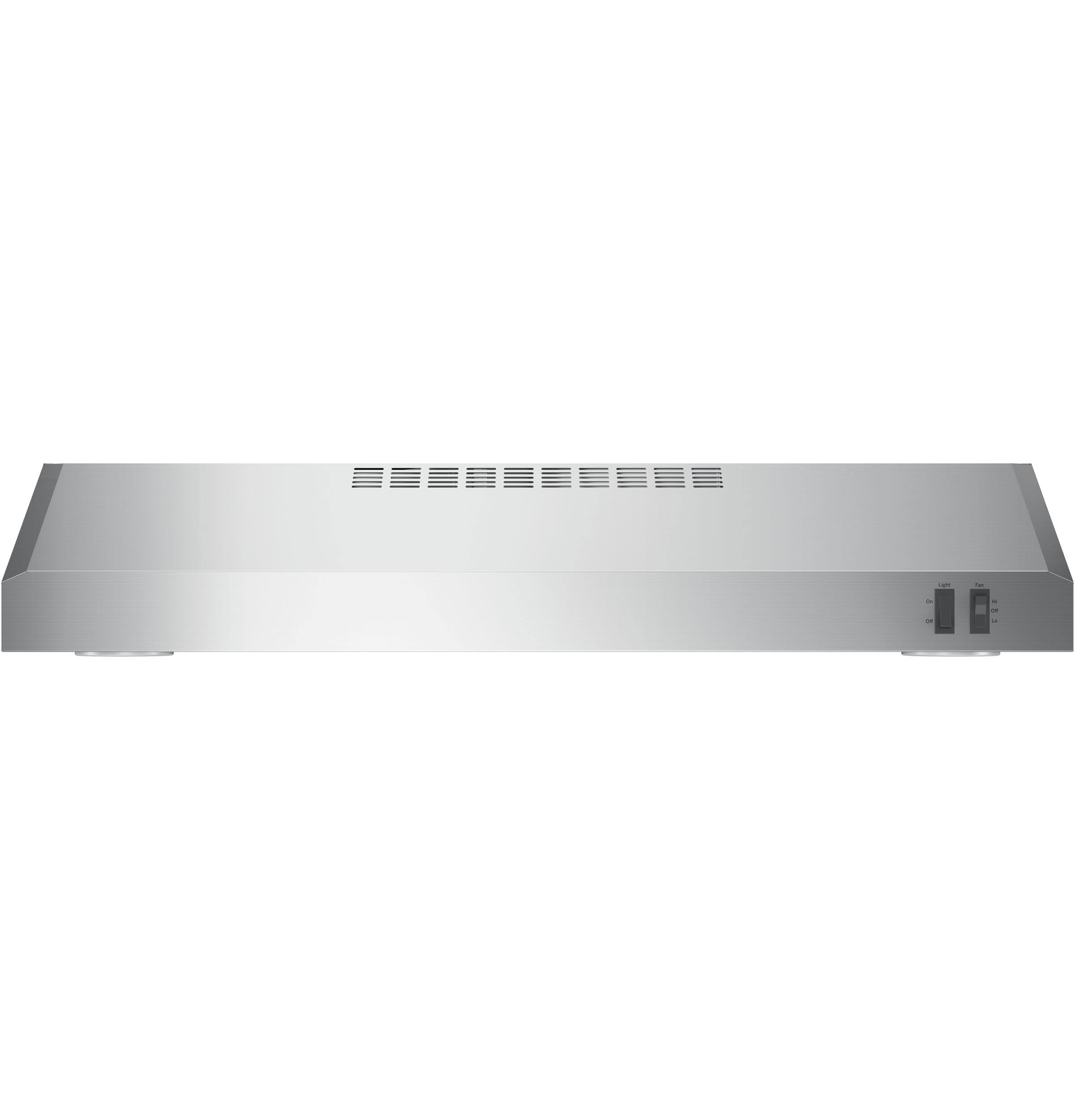 Alt View 11. GE - 30" Convertible Range Hood - Stainless steel.