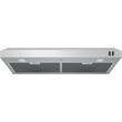 GE - 36" Convertible Range Hood - Stainless steel - Larger Front