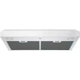 GE - 30 inches - Convertible - Under cabinet Range Hood - White