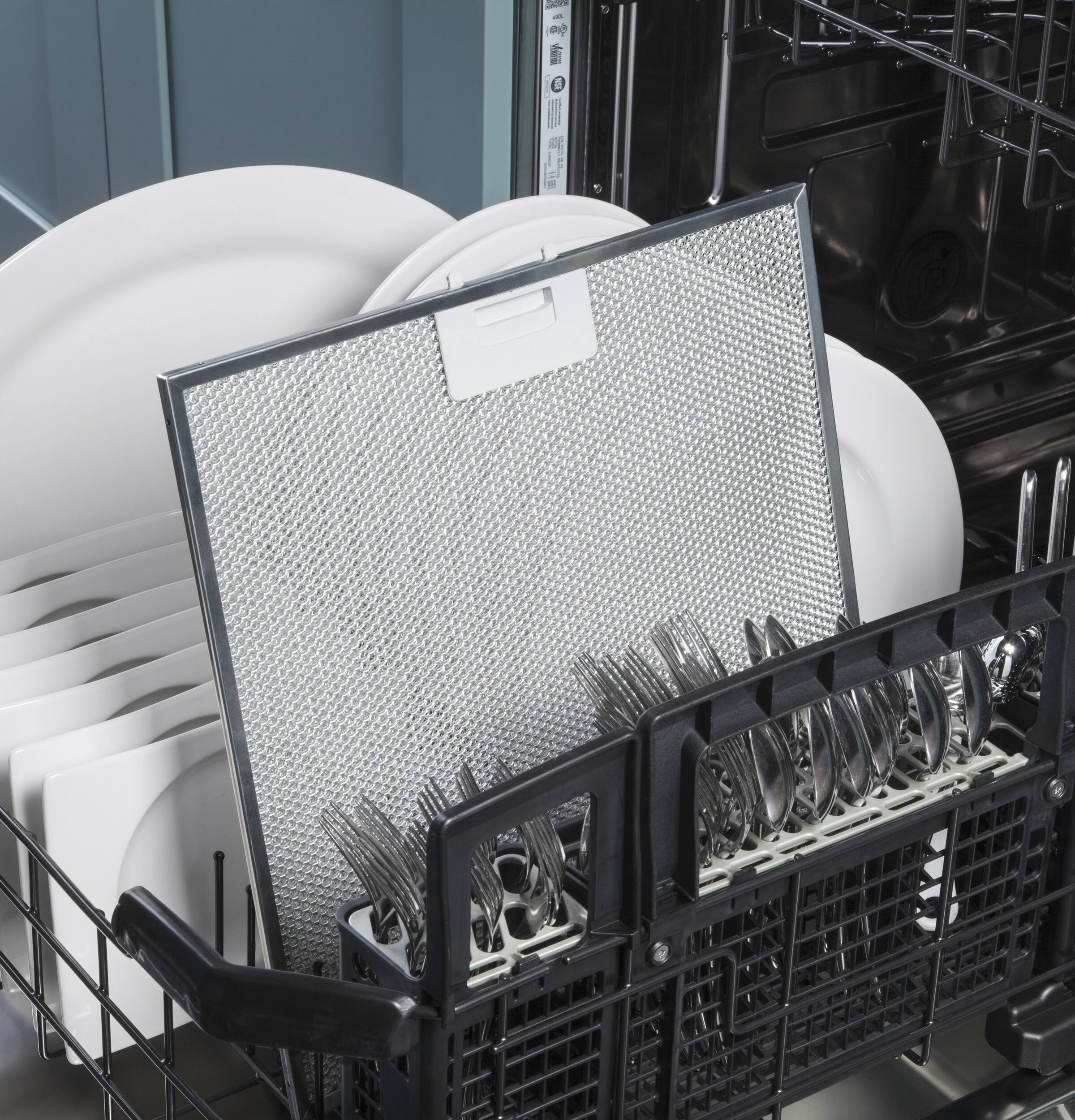 Alt View 14. GE - 30" Convertible Range Hood - White.