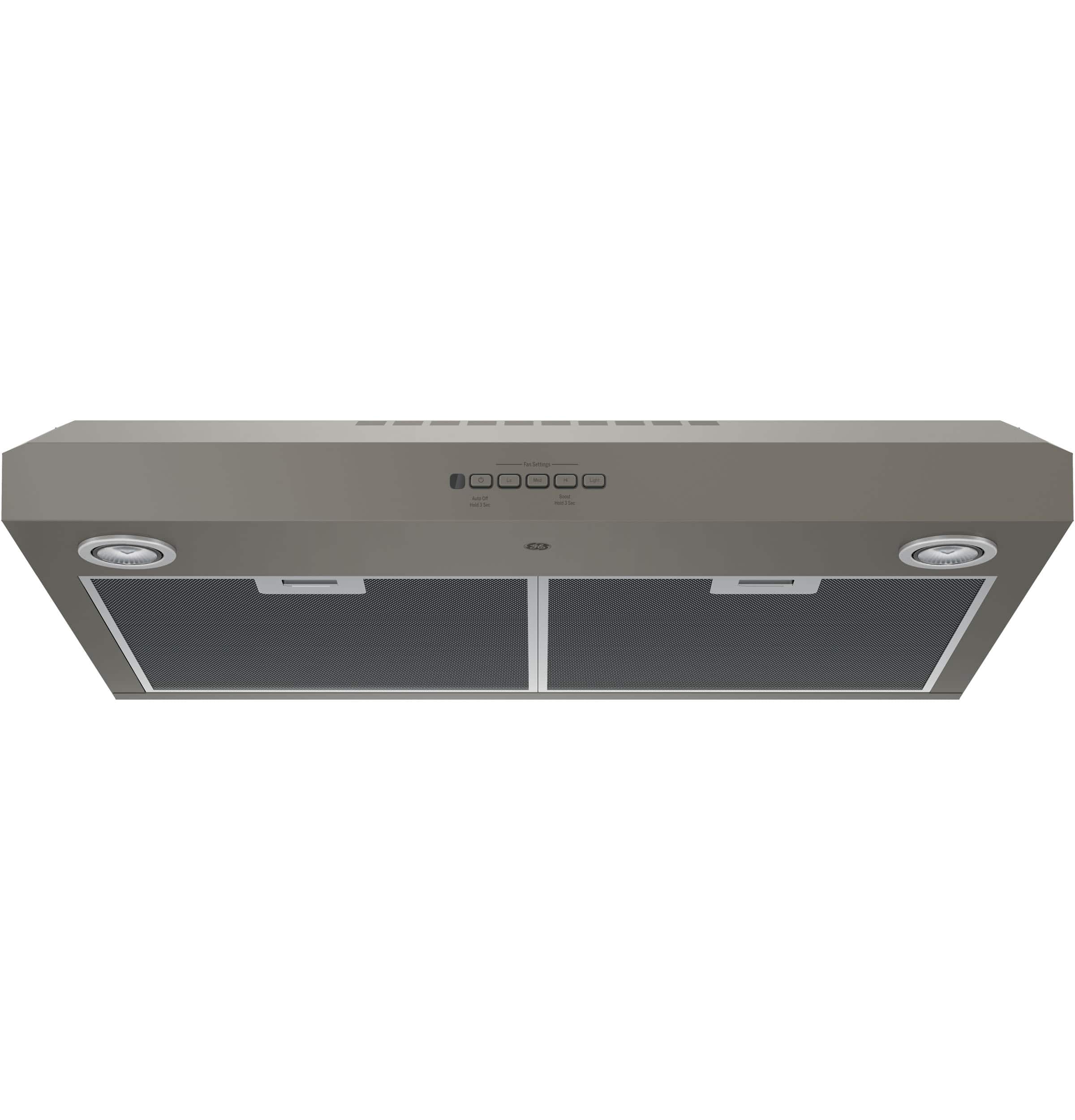 Alt View 12. GE - 30" Convertible Range Hood - Slate.