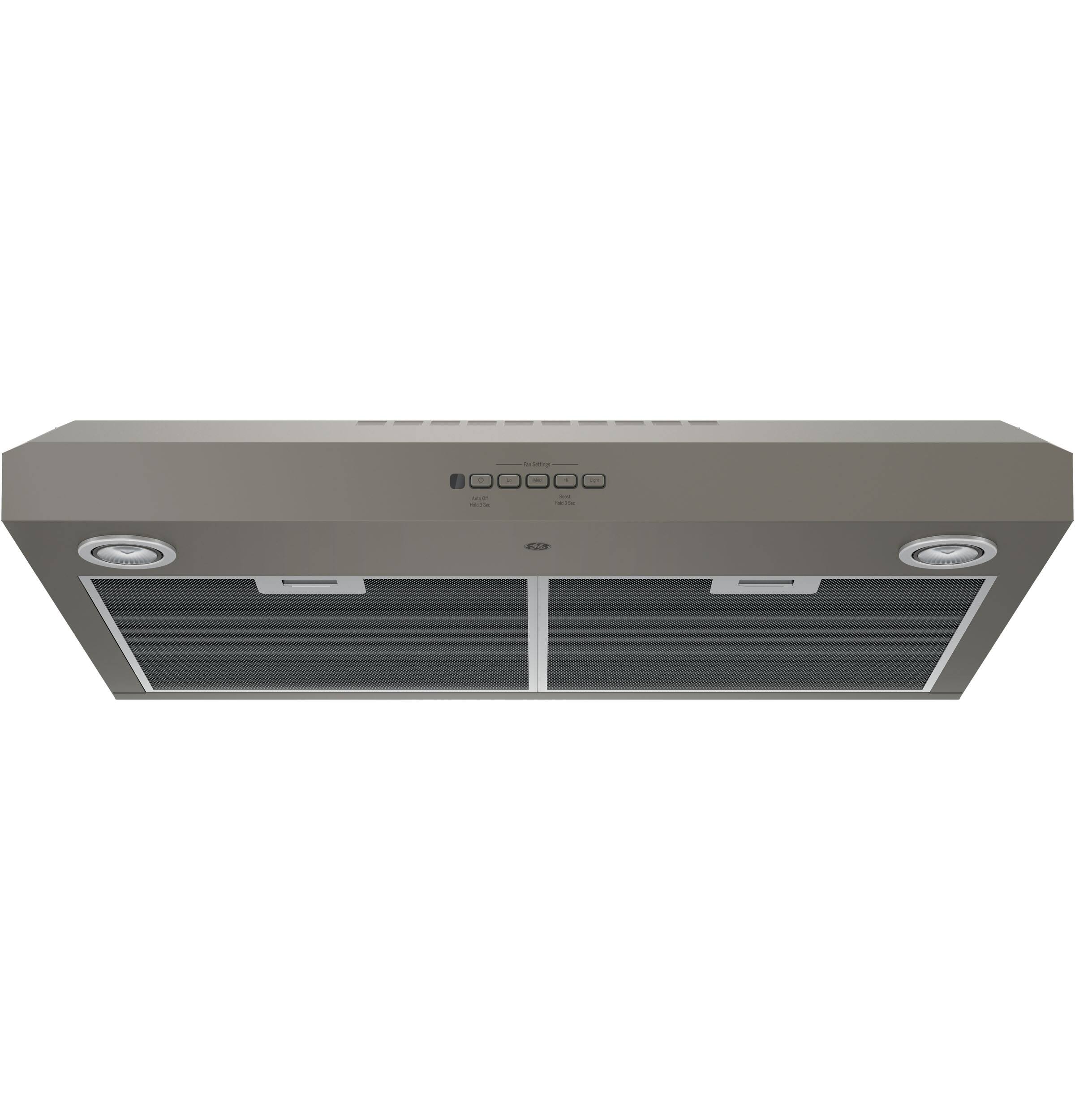 Alt View 12. GE - 30" Convertible Range Hood - Slate.