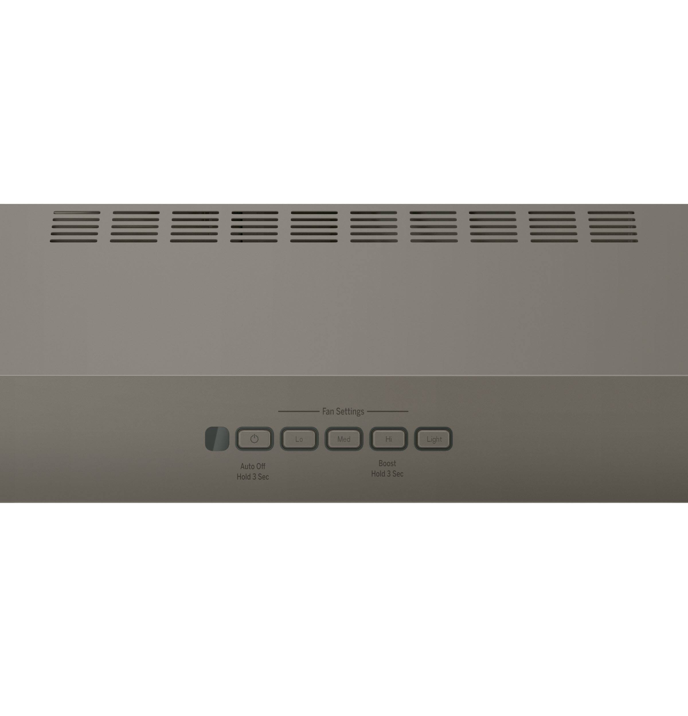 Alt View 13. GE - 30" Convertible Range Hood - Slate.