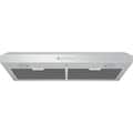 GE - 36 inches - Convertible - Under cabinet Range Hood - Stainless Steel