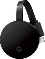 Google - Chromecast Ultra 4K Streaming Media Player - Black - Front_Zoom