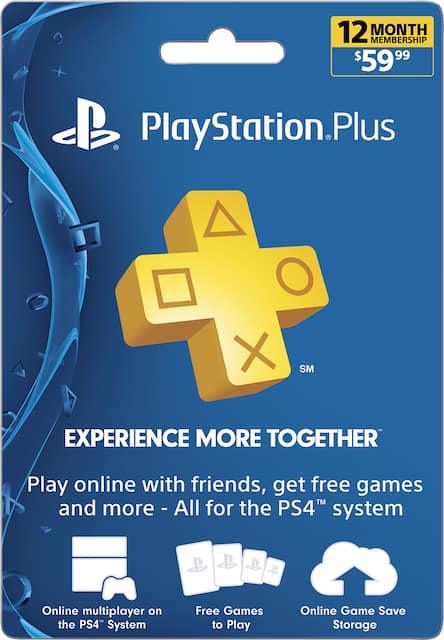 Sony Playstation Plus 12 Month Membership Sony Ps Plus 12 Month 59 99 Best Buy