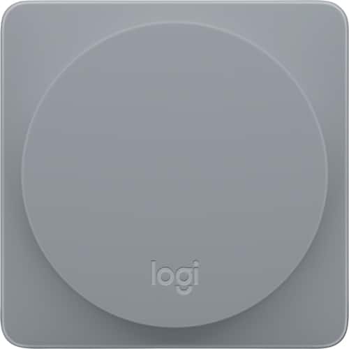 Logitech - Pop Add-On Wireless Smart Home Switch - Alloy - Larger Front