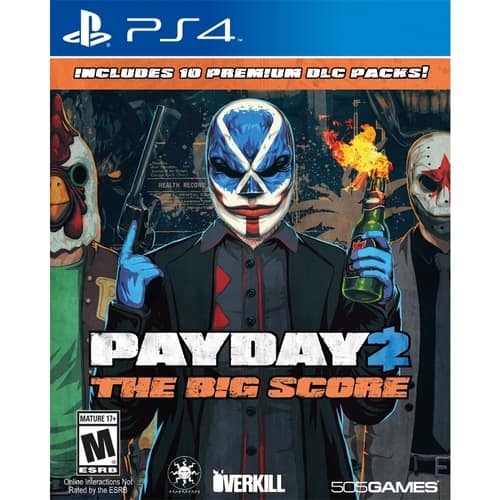 Payday 2:The Big Score - PlayStation 4 - Larger Front