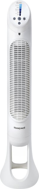 Front Zoom. Honeywell Home - QuietSet Tower Fan - White.