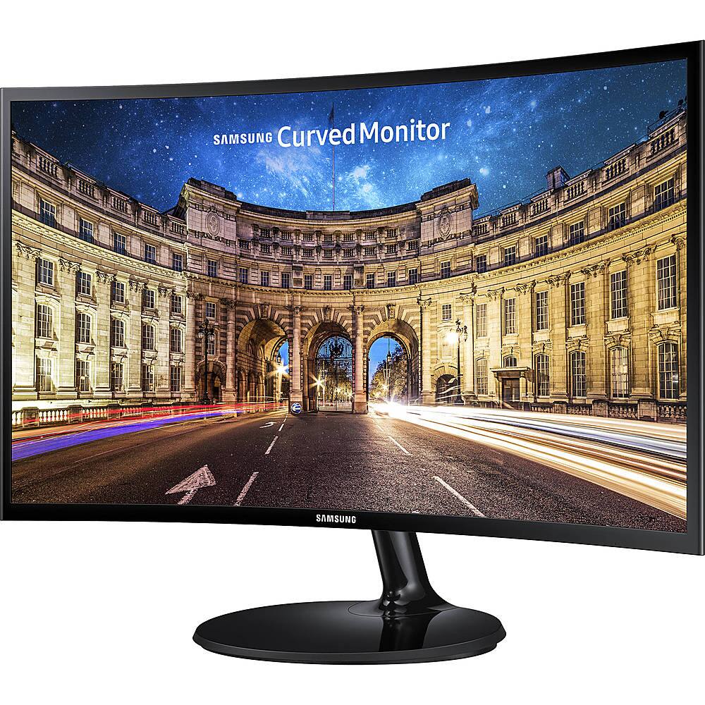 Alt View 13. Samsung - 27" Curved 390 Series Business Monitor - Black.