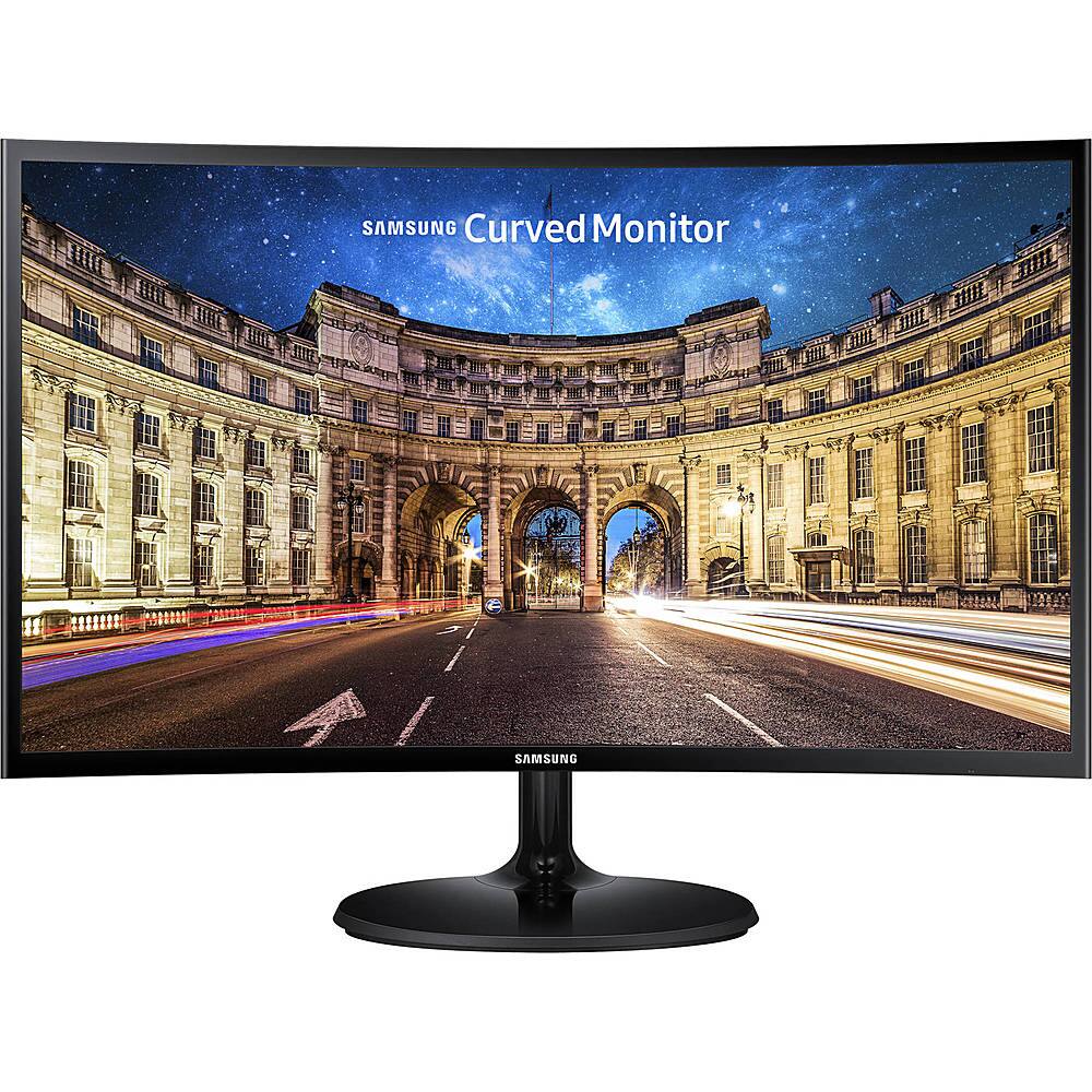 Alt View 15. Samsung - 27" Curved 390 Series Business Monitor - Black.