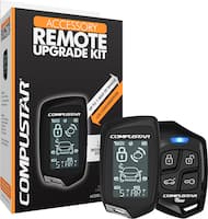Compustar - 2 Way LCD Remote Upgrade Kit - Black - Front_Zoom