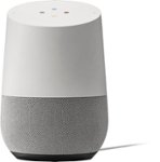 Home Smart Speaker with Google Assistant White/Slate fabric Home - Best Buy