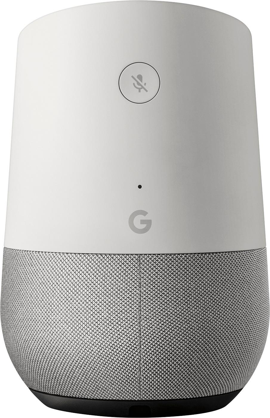 Home Smart Speaker with Google Assistant White/Slate  - Best Buy