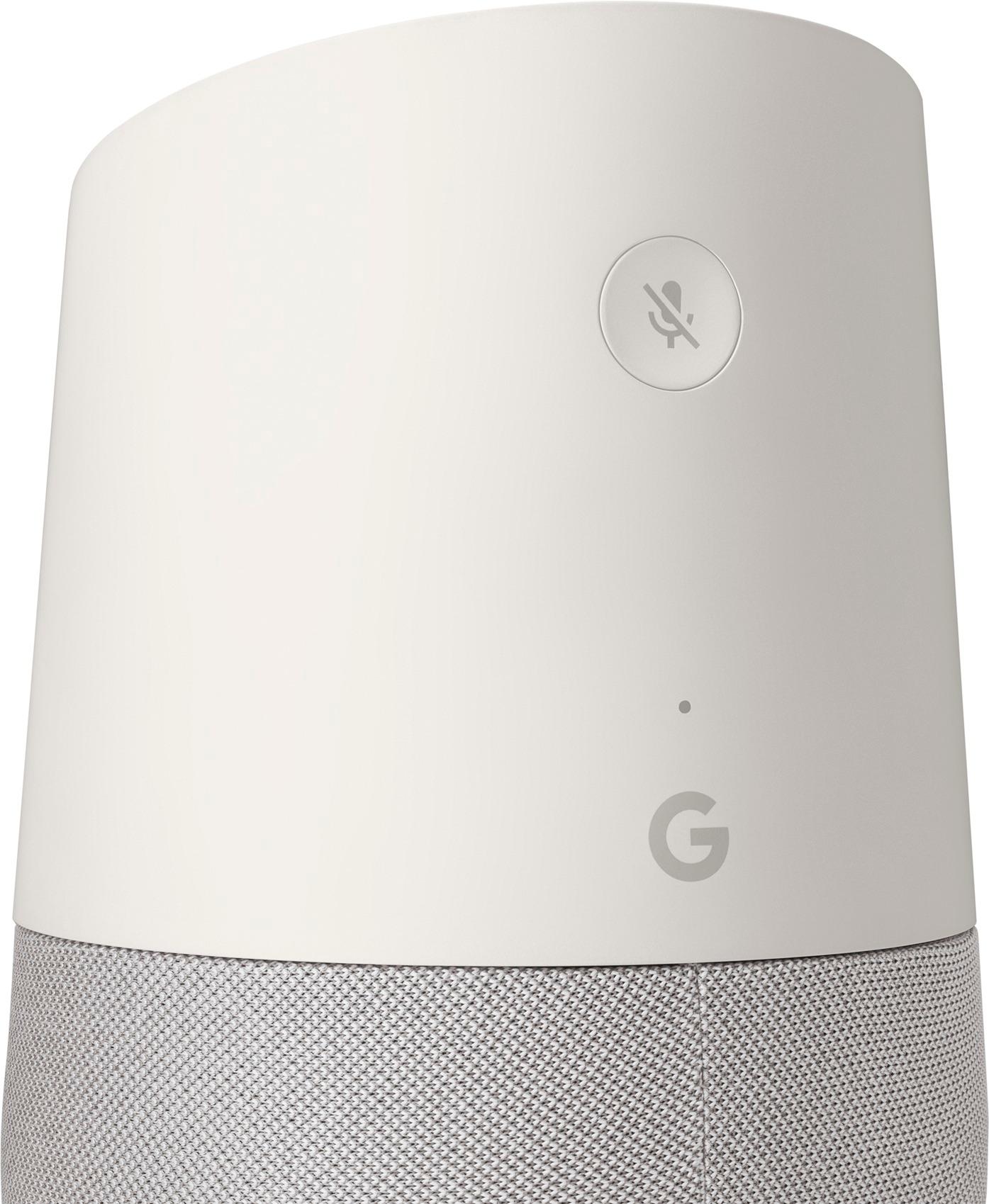 Best Buy: Home Smart Speaker with Google Assistant White/Slate fabric Home