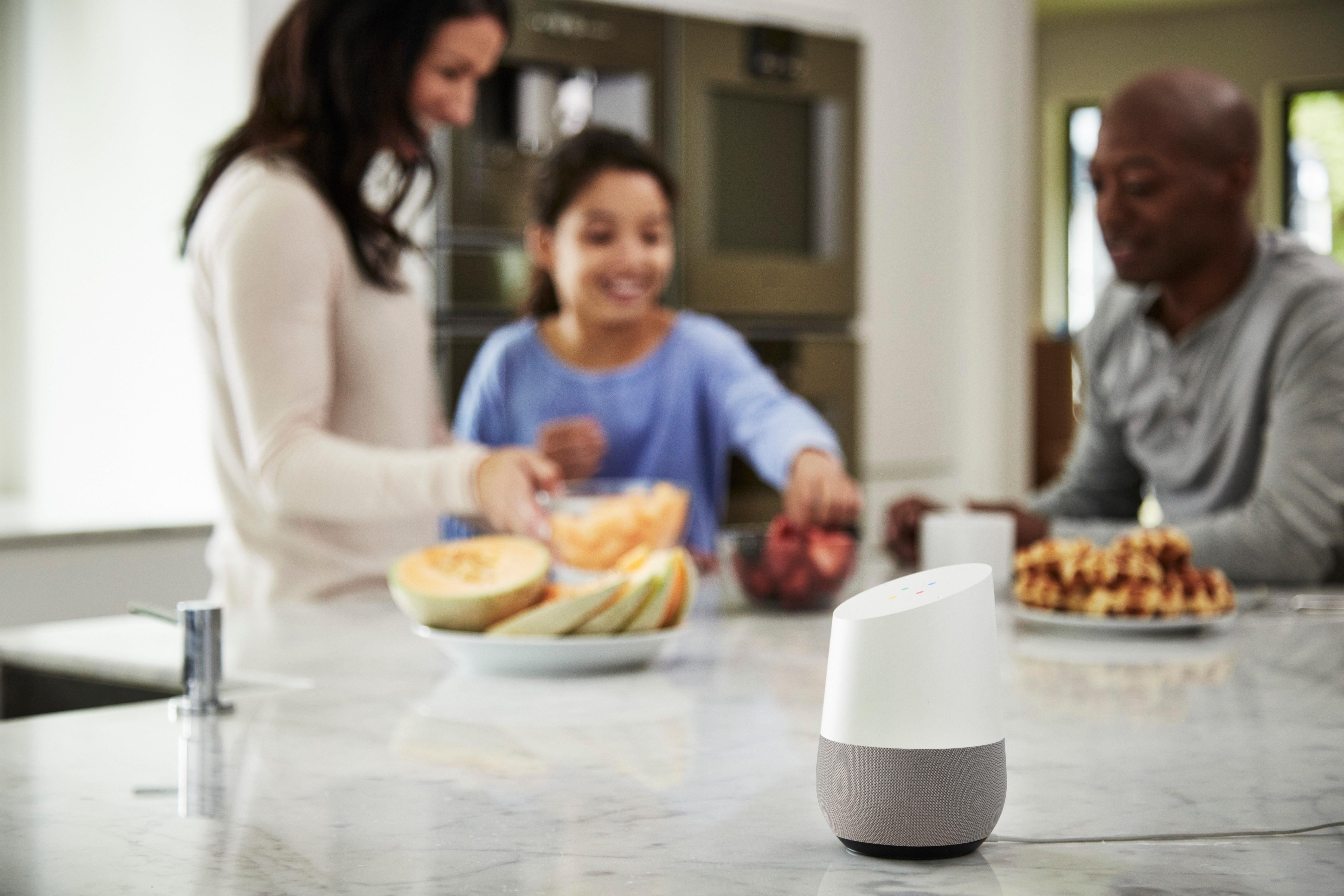 Google Home Smart Assistant - White Slate (Canada) for sale online