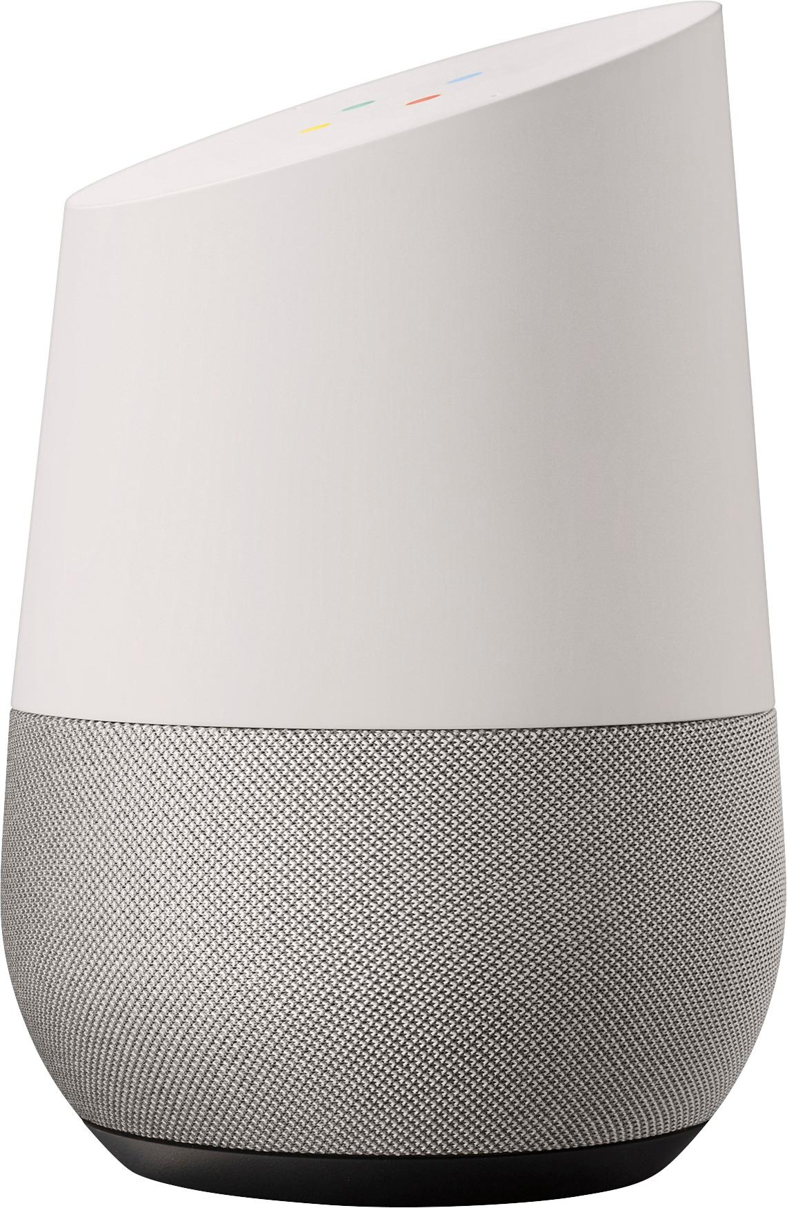 Home Smart Speaker with Google Assistant White/Slate - Best Buy