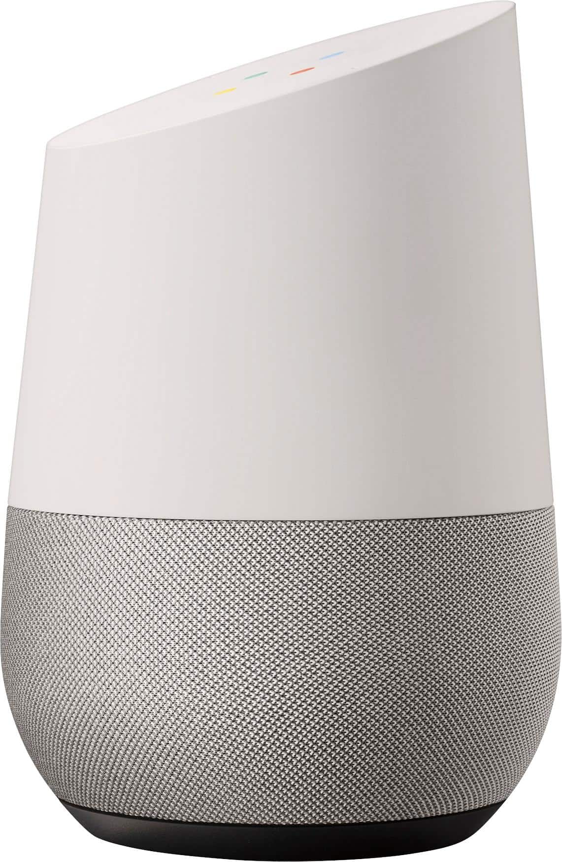 Alt View 1. Google - Home - Smart Speaker with Google Assistant - White/Slate.