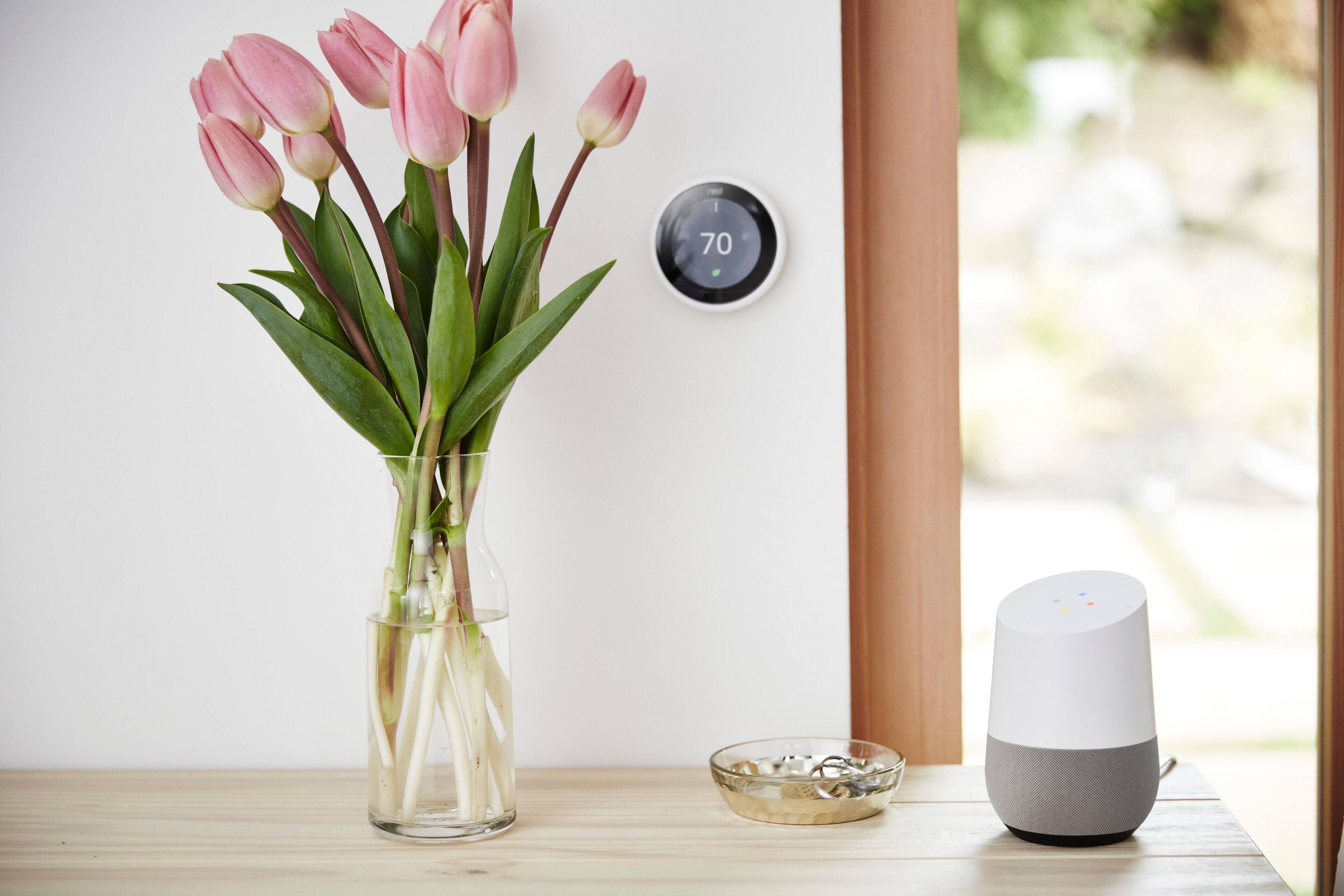 Alt View 20. Google - Home - Smart Speaker with Google Assistant - White/Slate.