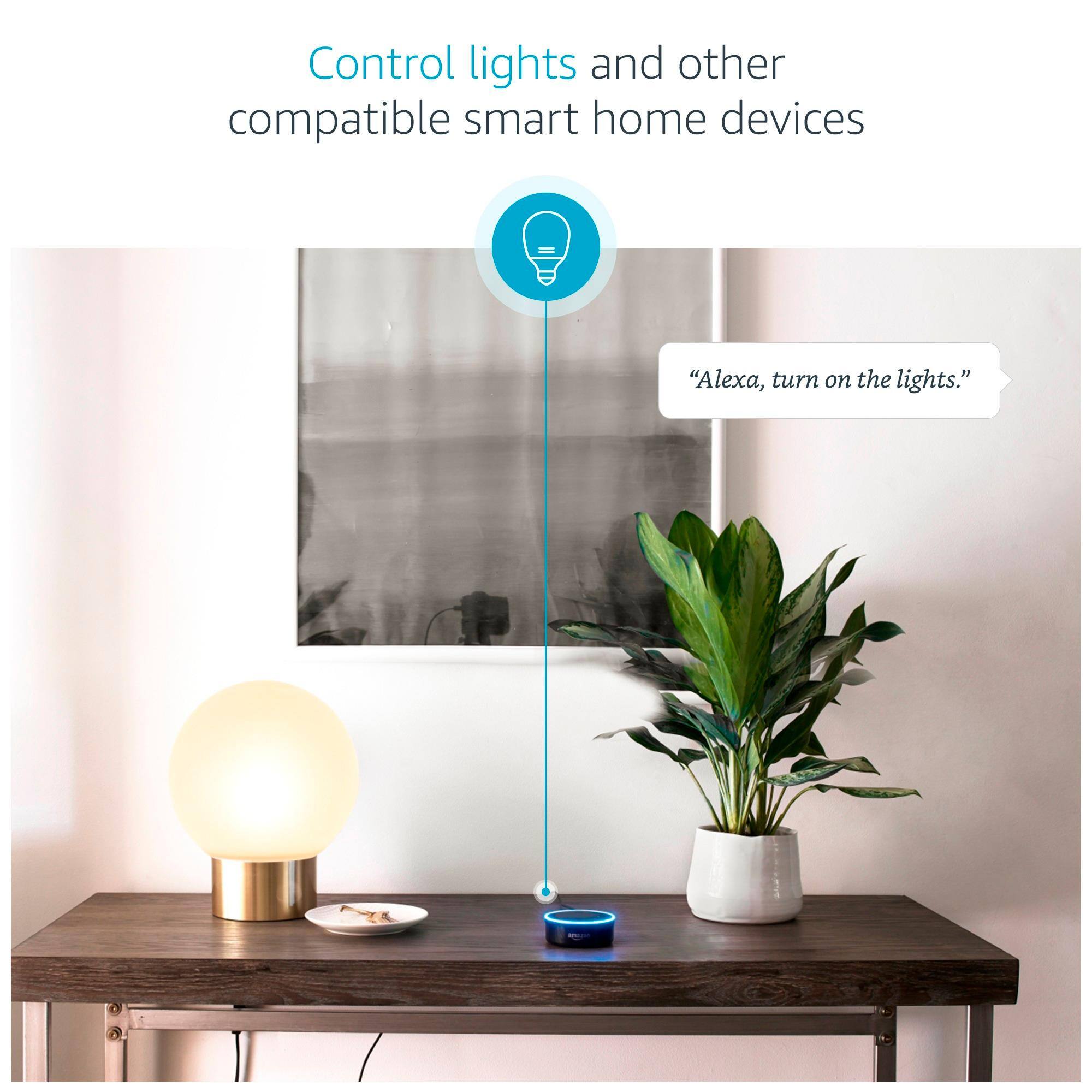 Alt View 19. Amazon - Echo Dot (2nd generation) - Smart Speaker with Alexa - Black.