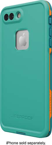 LifeProof - Fre Protective Waterproof Case for Apple® iPhone® 7 Plus - Sunset bay teal - Larger Front