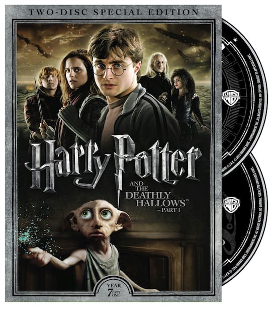 Harry Potter And The Deathly Hallows Part 1 2 Discs Dvd 2010 Best Buy