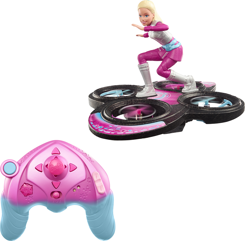Opinión Intermedio Plisado Mattel Barbie™ Star Light Adventure Quadcopter with Remote Controller  Black, Pink and Blue DLV45 - Best Buy