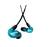 Front. Shure - AONIC 215 Sound Isolating Earphones - Blue.