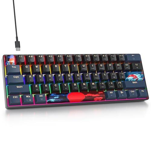 Reds Spade 65 Mechanical Gaming With Linear Wired Mini Compact 60 ...
