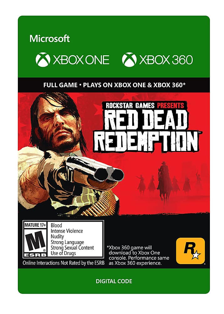 Red Dead Redemption -- Game of the Year Edition (Plays on Xbox One/Xbox 360)  NEW