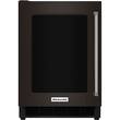KitchenAid - 5.0 Cu. Ft. Mini Fridge - Black stainless - Larger Front