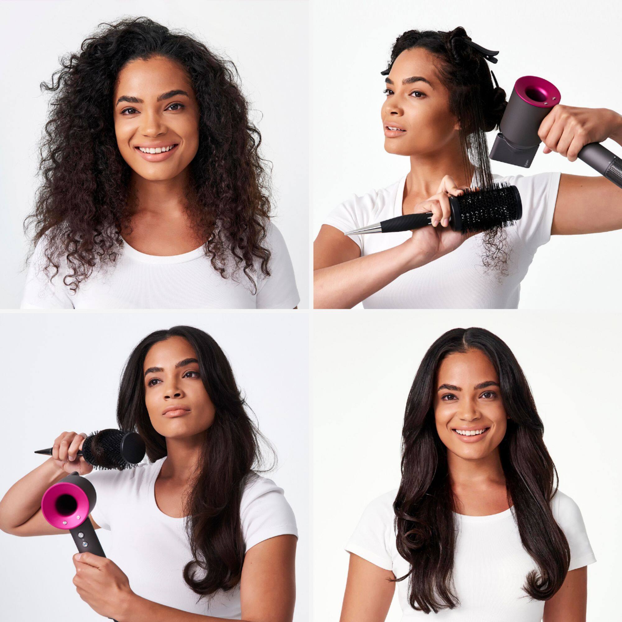 Alt View 22. Dyson - Supersonic Hair Dryer - White/Silver.