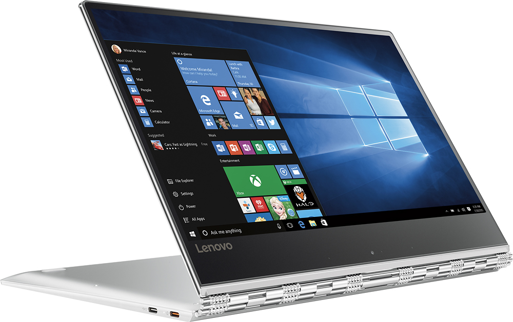 Best Buy: Yoga 910 2-in-1 14" Touch-Screen Core 8GB Memory 256GB Solid State Drive Silver 80VF002JUS