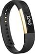 Fitbit - Alta Gold Series Activity Tracker (Large) - Black/Gold - Larger Front