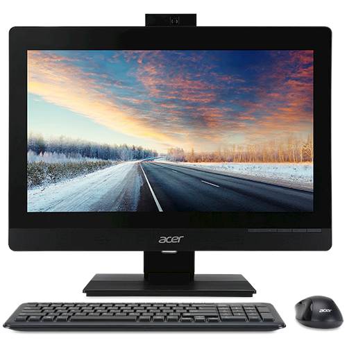 21.5" Acer Veriton All-In-One Desktop Computer with Intel Core i3, 4GB Memory, 500GB Hard Drive in Black