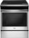 Front Zoom. Whirlpool - 4.8 Cu. Ft. Self-Cleaning Slide-In Electric Range - Stainless steel.