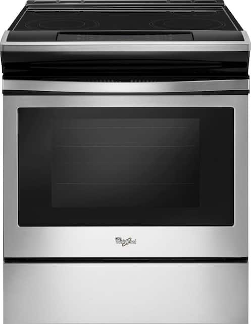 Whirlpool 4.8 Cu. Ft. Self-Cleaning Slide-In Electric Range ...
