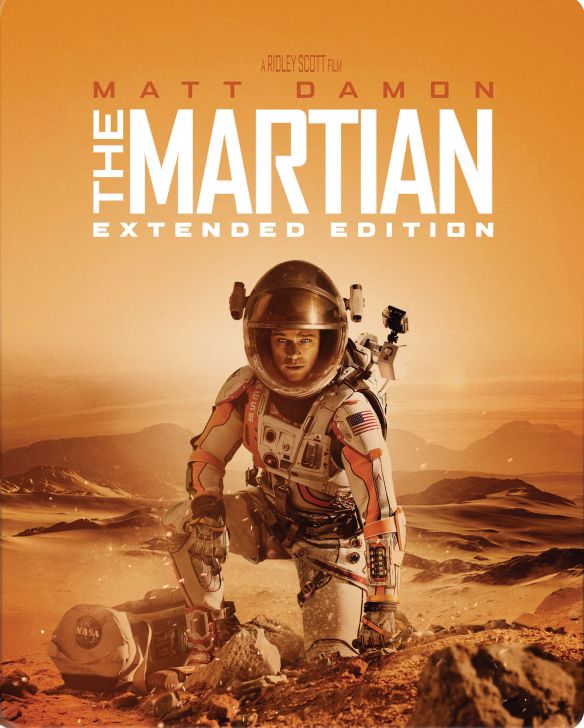  The Martian [Includes Digital Copy] [Extended Edition] [Blu-ray] [SteelBook] [2015]