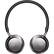 Front. Philips - Fidelio On-Ear Hi-Res Headphones - Black.