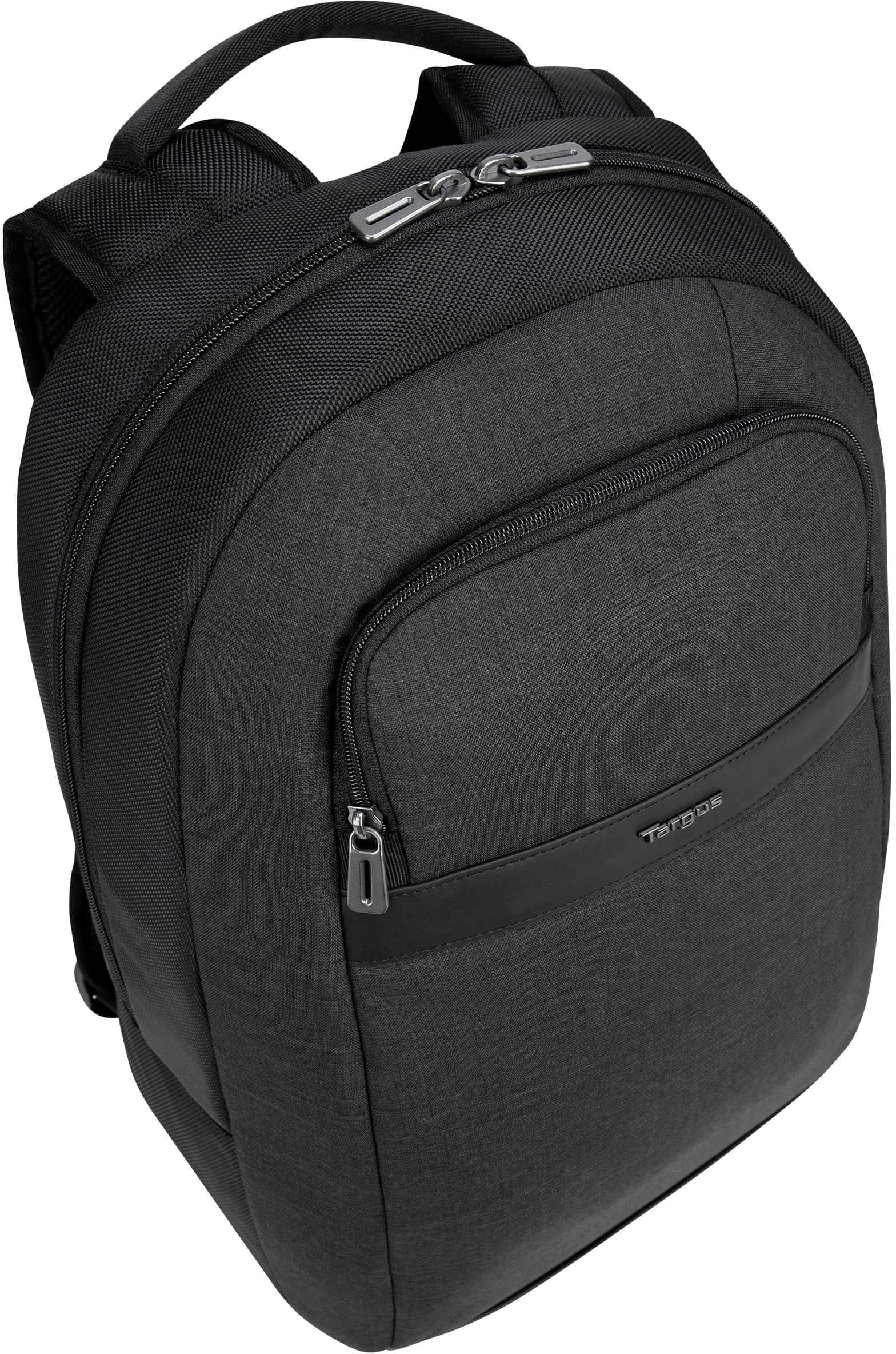 Left View: Targus - 15.6” CitySmart Backpack - Gray